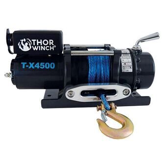 Thor Winch spil T-X4500 12V med reb - 2.041 kg  